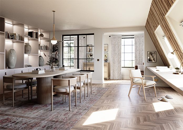 Aviary Velvet, Serenity - Made to Measure Curtain - Image 7